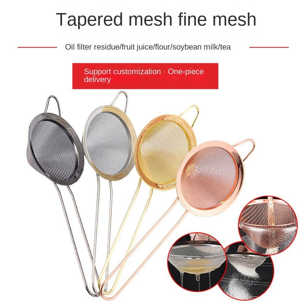 Bitters Bottle Set - New Stainless Steel Cocktail Strainer Cone