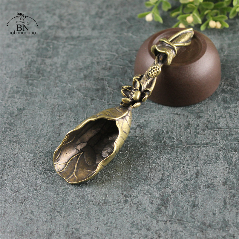 Ice Pick Pick - NEW Creative Tea Scoops Shovel Brass