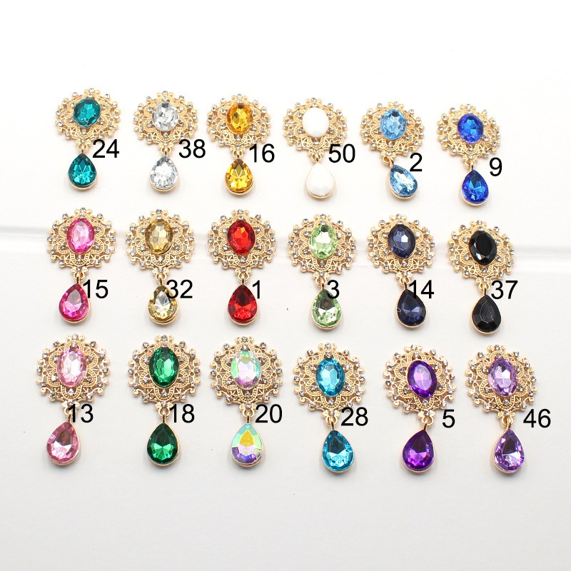 Cocktail Recipe Book - Shiny 25 * 45MM 10Pcs Crystal