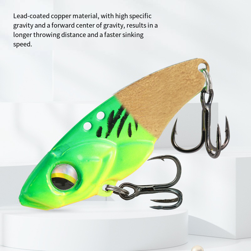 Metal VIB Fishing Lure Hard Vi - Jigger Double Sided 评论和价格