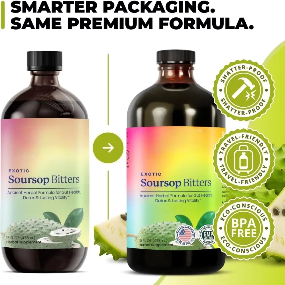 98% High Absorption, Soursop B - Bitters Bottle Set 评论和价格