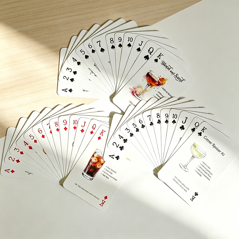 54-Card Deck of Original Cockt - Cocktail Recipe Book 评论和价格
