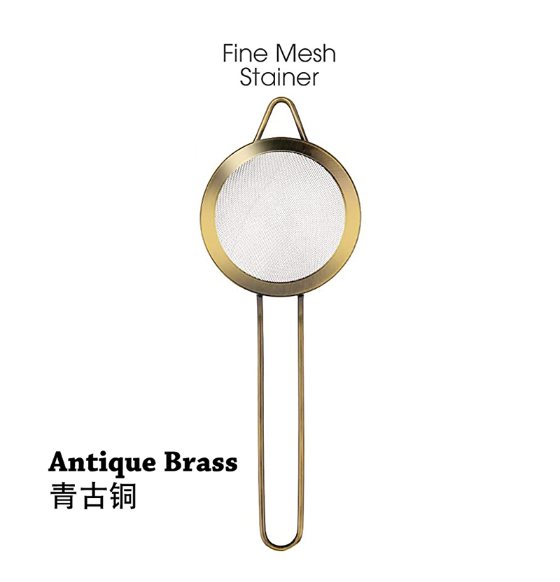 Cocktail Bar Strainer Fine Mes - Bitters Bottle Set 评论和价格