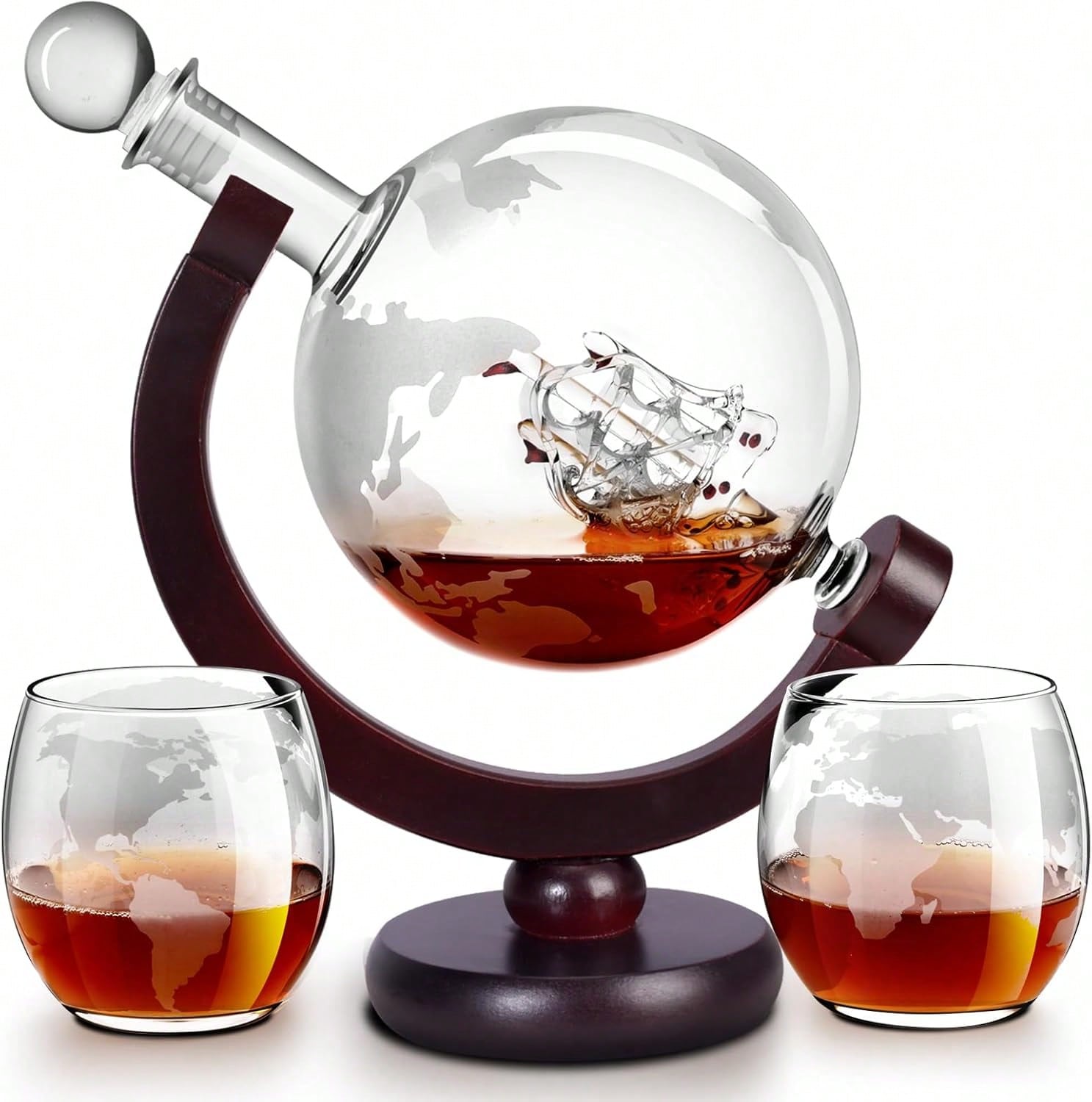 Whiskey Decanter Globe Set for - Decanter Globe Set 评论和价格
