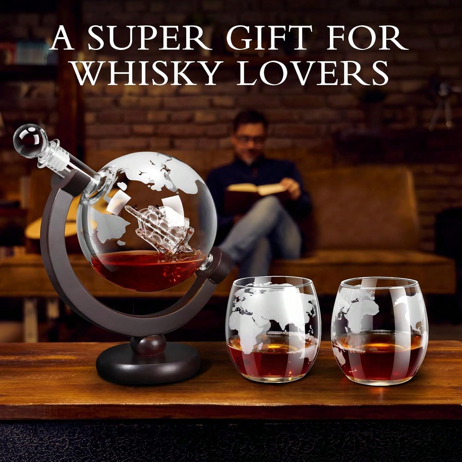 Whiskey Decanter Globe Set for - Decanter Globe Set 评论和价格