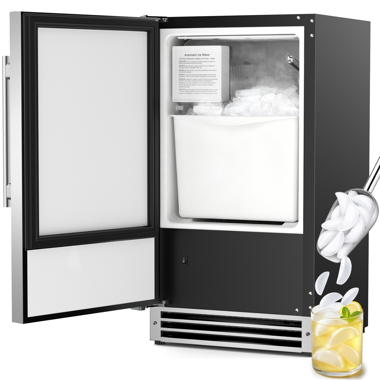 Under Counter Ice Maker, Cresc - Home Bar And Counter 评论和价格