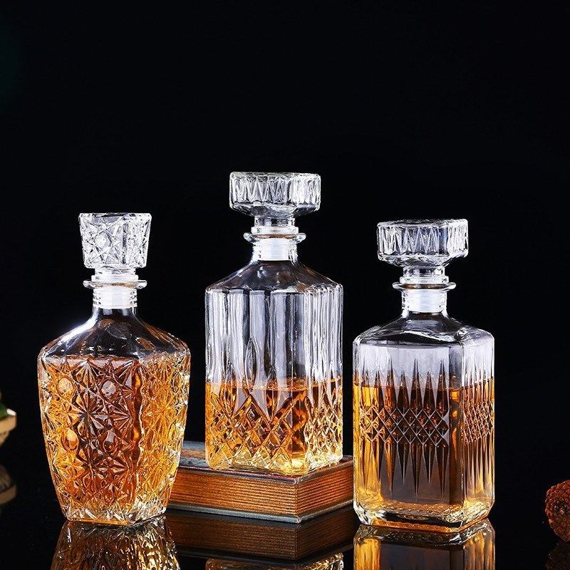 Luxury 500ML/1000ML Glass Liqu - Decanter Globe Set 评论和价格