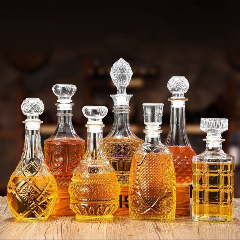 Luxury 500ML/1000ML Glass Liqu - Decanter Globe Set 评论和价格