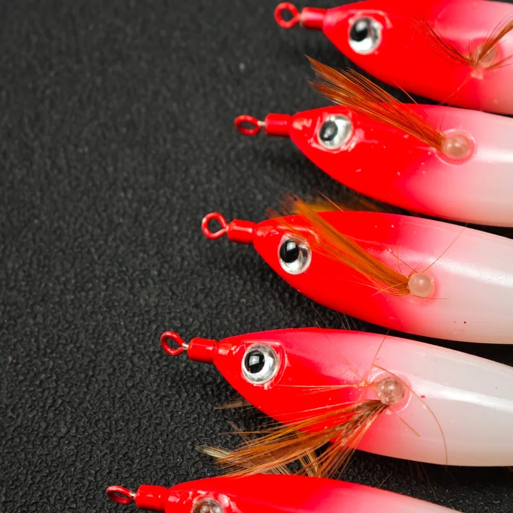8pcs Luminous Saltwater Double - Jigger Double Sided 评论和价格