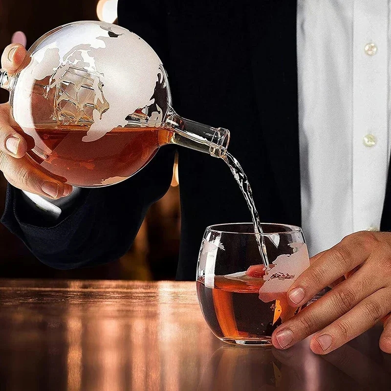 1L Creative Globe Decanter Set - Decanter Globe Set 评论和价格