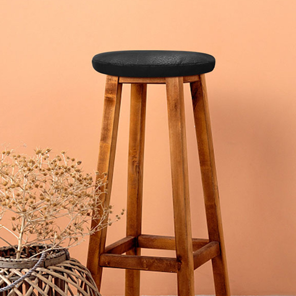 Waterproof PU Round Stool Cove - Home Bar Stools 评论和价格